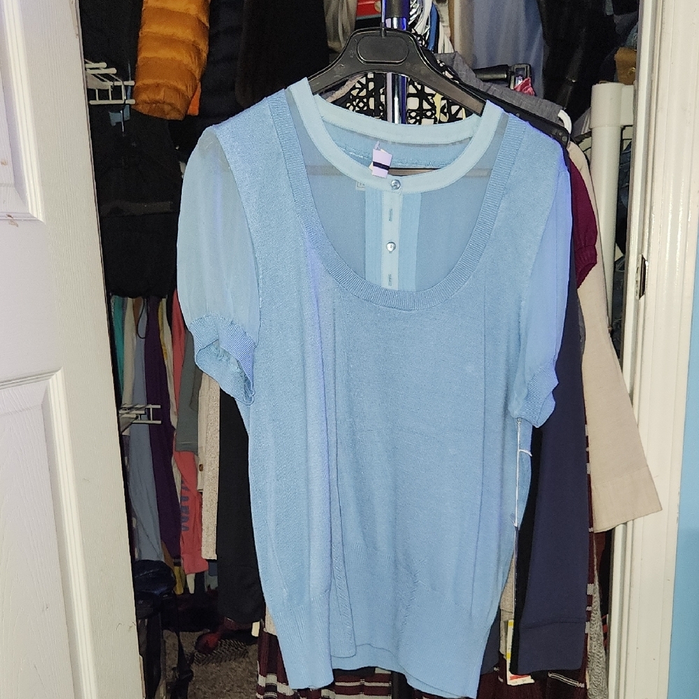 Light Blue Women's Top